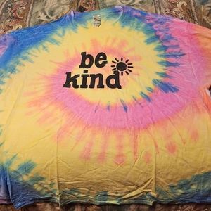 Sunshine Sisters Bright Color Tie Dye Tee